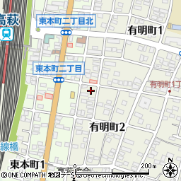 茨城県高萩市有明町2丁目136周辺の地図