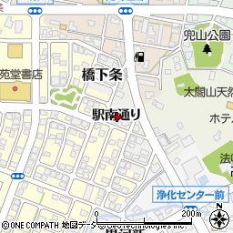 富山県射水市橋下条駅南通り周辺の地図