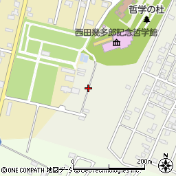 石川県かほく市内日角井周辺の地図