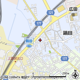富山県富山市鍋田9-33周辺の地図