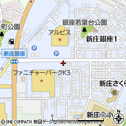 富山県富山市新庄銀座周辺の地図