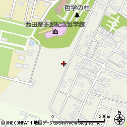 石川県かほく市内日角西197周辺の地図