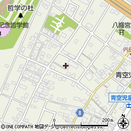 石川県かほく市内日角ニ周辺の地図