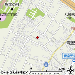 石川県かほく市内日角（ニ）周辺の地図