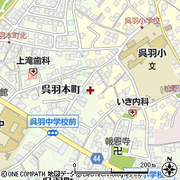 富山県富山市呉羽本町6412周辺の地図