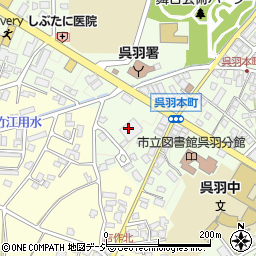光明石温泉　呉羽の湯周辺の地図