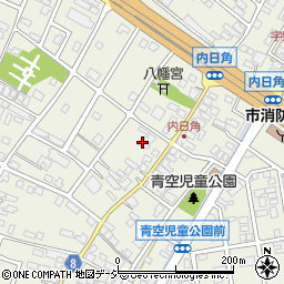 石川県かほく市内日角ニ123周辺の地図