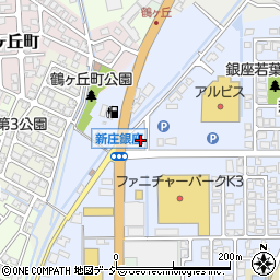 めん丸 新庄銀座店周辺の地図