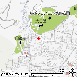 鶴田・鋸店周辺の地図