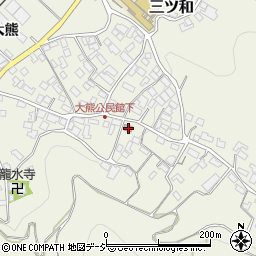 長野県中野市三ツ和1574周辺の地図