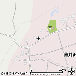 栃木県日光市薄井沢542-1周辺の地図