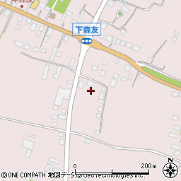 栃木県日光市森友250-3周辺の地図