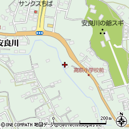 茨城県高萩市安良川1664周辺の地図