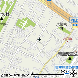 石川県かほく市内日角中周辺の地図