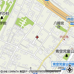 石川県かほく市内日角（中）周辺の地図