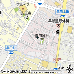 富山県富山市奥田本町周辺の地図