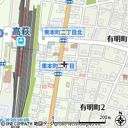 筑波銀行高萩支店周辺の地図