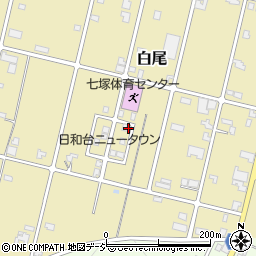 石川県かほく市白尾ナ周辺の地図