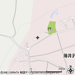 栃木県日光市薄井沢543周辺の地図