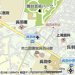 富山県富山市呉羽本町2889-1周辺の地図