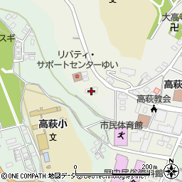 高萩パークハイツ周辺の地図