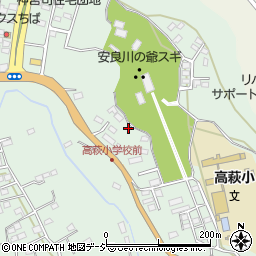 茨城県高萩市安良川1097周辺の地図