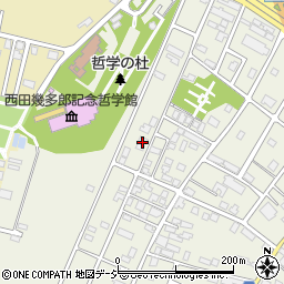 石川県かほく市内日角西周辺の地図