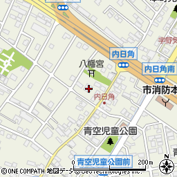 石川県かほく市内日角ニ128周辺の地図