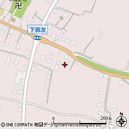 栃木県日光市森友266周辺の地図
