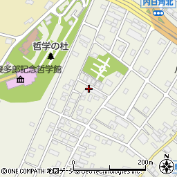 石川県かほく市内日角西61周辺の地図