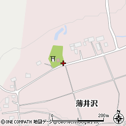 栃木県日光市薄井沢528周辺の地図