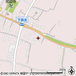 栃木県日光市森友272周辺の地図
