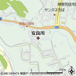 茨城県高萩市安良川1443-2周辺の地図