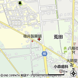 富山県中新川郡上市町荒田11周辺の地図