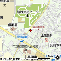 富山県富山市呉羽本町3076-1周辺の地図