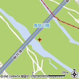 鬼怒川橋周辺の地図