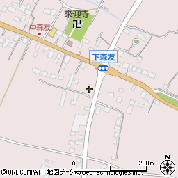 栃木県日光市森友280-1周辺の地図