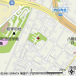 石川県かほく市内日角ホ周辺の地図