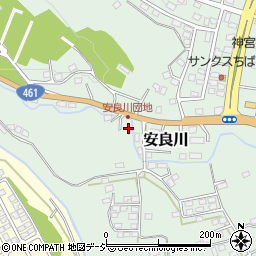茨城県高萩市安良川1439-2周辺の地図