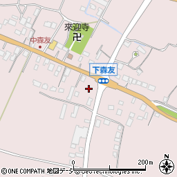 栃木県日光市森友281-3周辺の地図