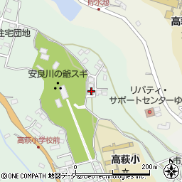 茨城県高萩市安良川1015-23周辺の地図