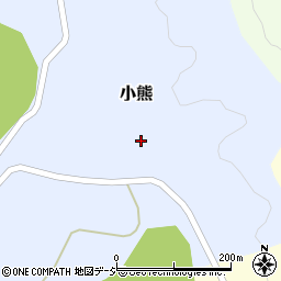 石川県河北郡津幡町小熊ワ周辺の地図