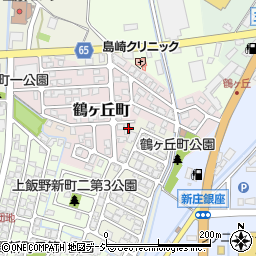 富山県富山市鶴ヶ丘町148周辺の地図