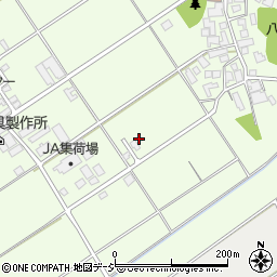 石川県かほく市森ワ周辺の地図