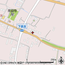 栃木県日光市森友1197周辺の地図