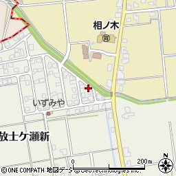 富山県中新川郡上市町放士ケ瀬新76-6周辺の地図