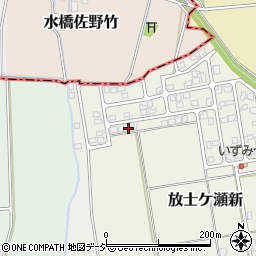 富山県中新川郡上市町放士ケ瀬新182-15周辺の地図