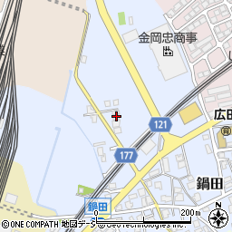 富山県富山市鍋田3-52周辺の地図
