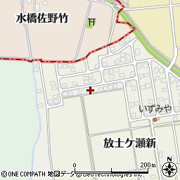 富山県中新川郡上市町放士ケ瀬新153-18周辺の地図