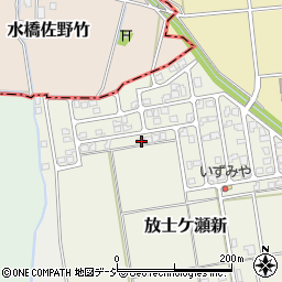 富山県中新川郡上市町放士ケ瀬新153-16周辺の地図